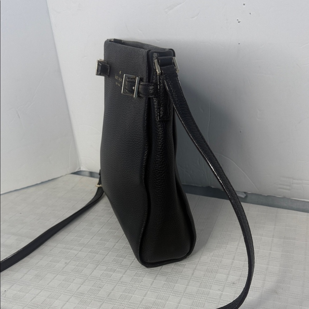 Kate Spade New York Holden Street BRANDY Black Leather Crossbody Shoulder BAG - Picture 3 of 11